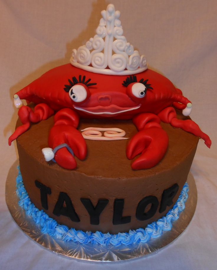 Crab Cancer Birthday Cake Crab Cancer Birthday Cake
