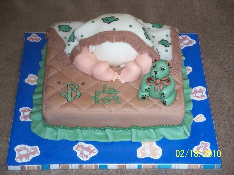 Creepy Baby Shower Cakes