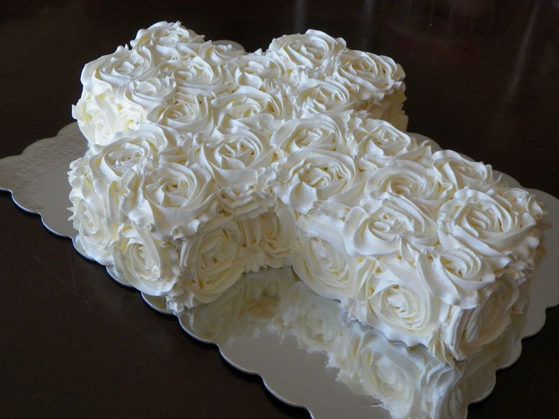 Cross with Roses Cake