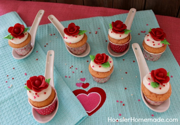 Cupcake Valentine's Day Roses