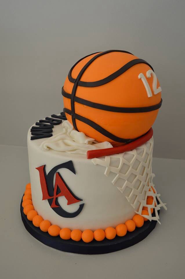 Custom Basketball Birthday Cake
