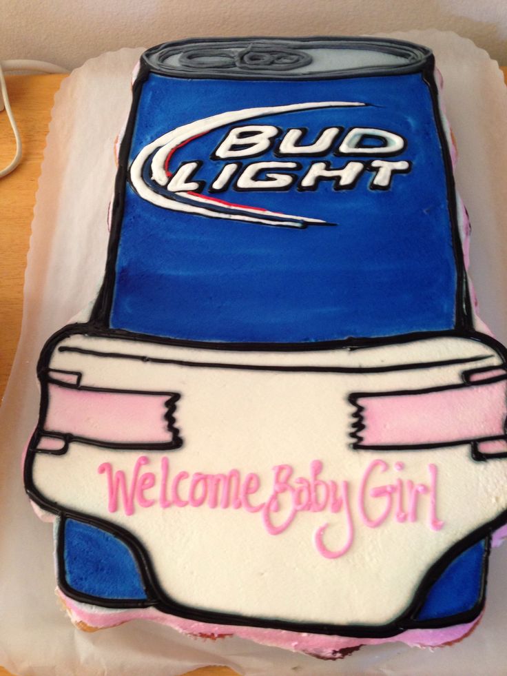 Daddy Diaper Party Baby Shower Cake