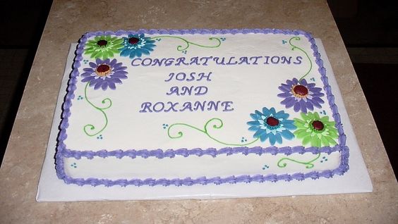 Daisy Bridal Shower Sheet Cakes Daisy Bridal Shower Sheet Cakes