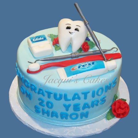 Dental Hygiene Graduation Cake