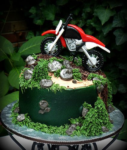 Dirt Bike Grooms Cake