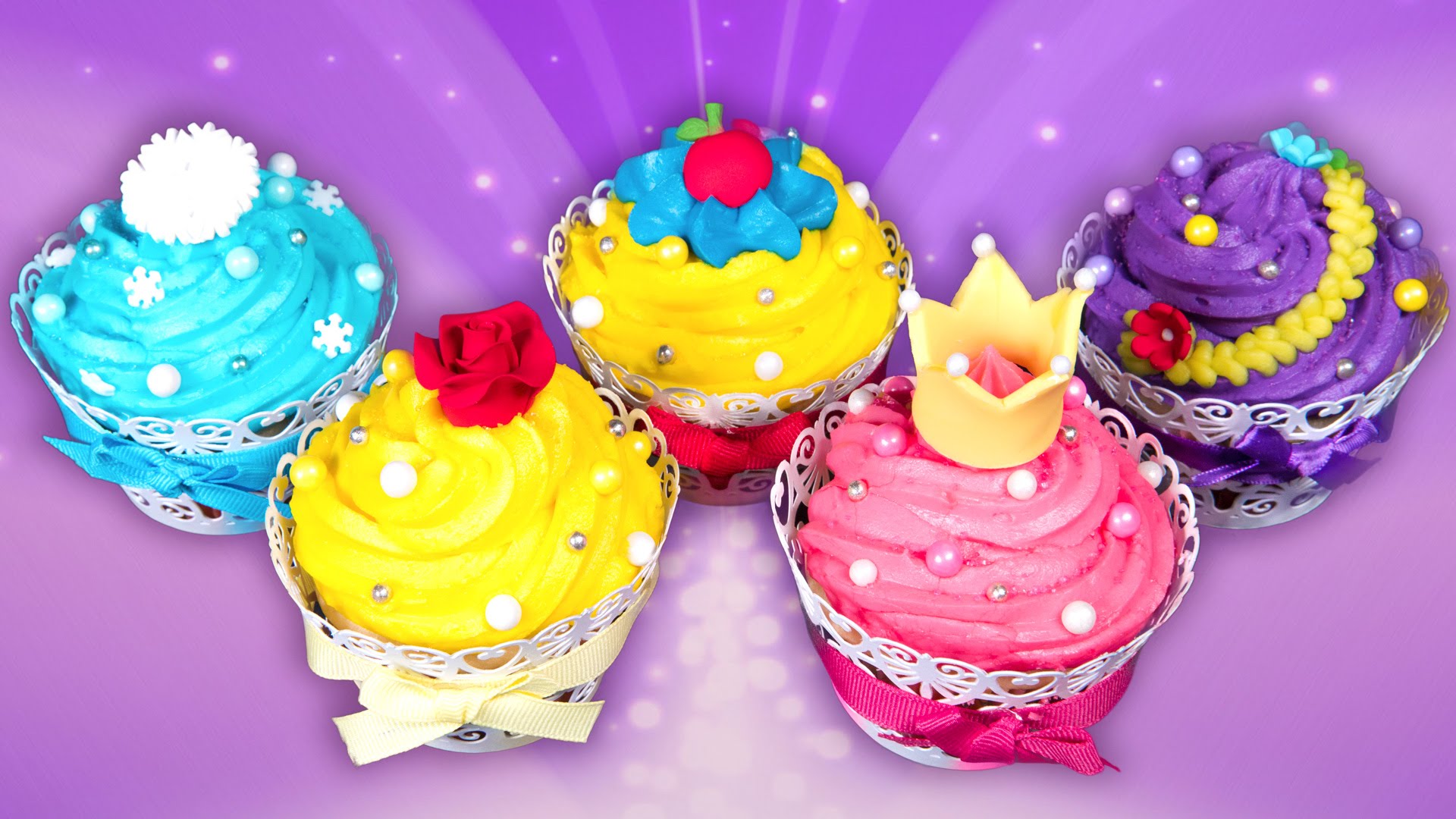 Disney Princess Cupcake Cake