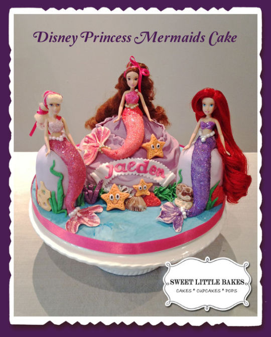 Disney Princess Mini Doll Cakes Disney Princess Mini Doll Cakes