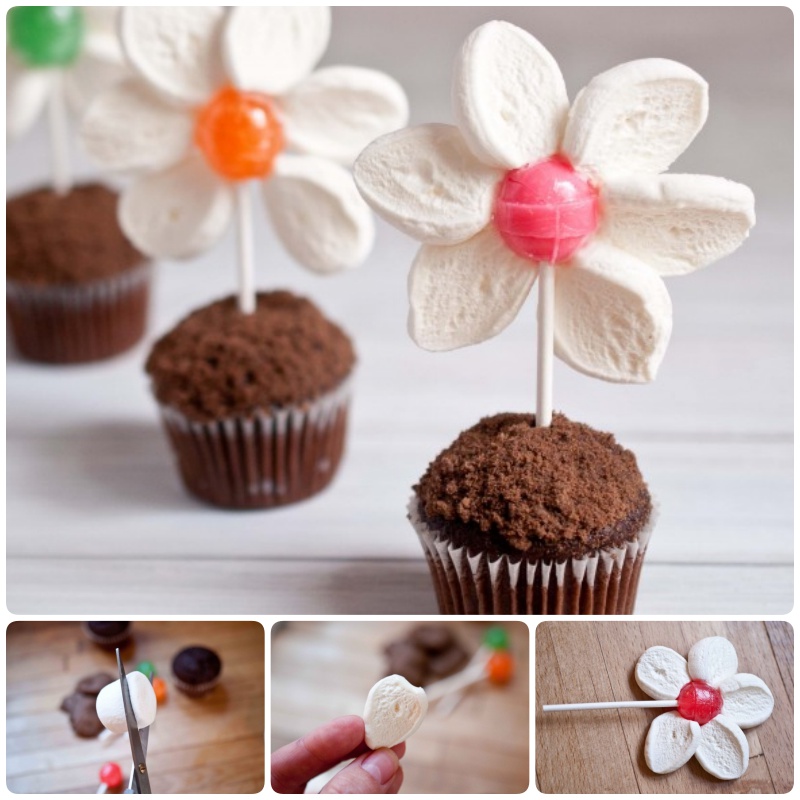 DIY Marshmallow Flower