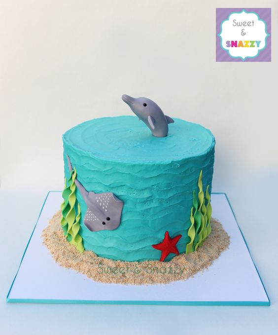 Dolphins Cake Topper