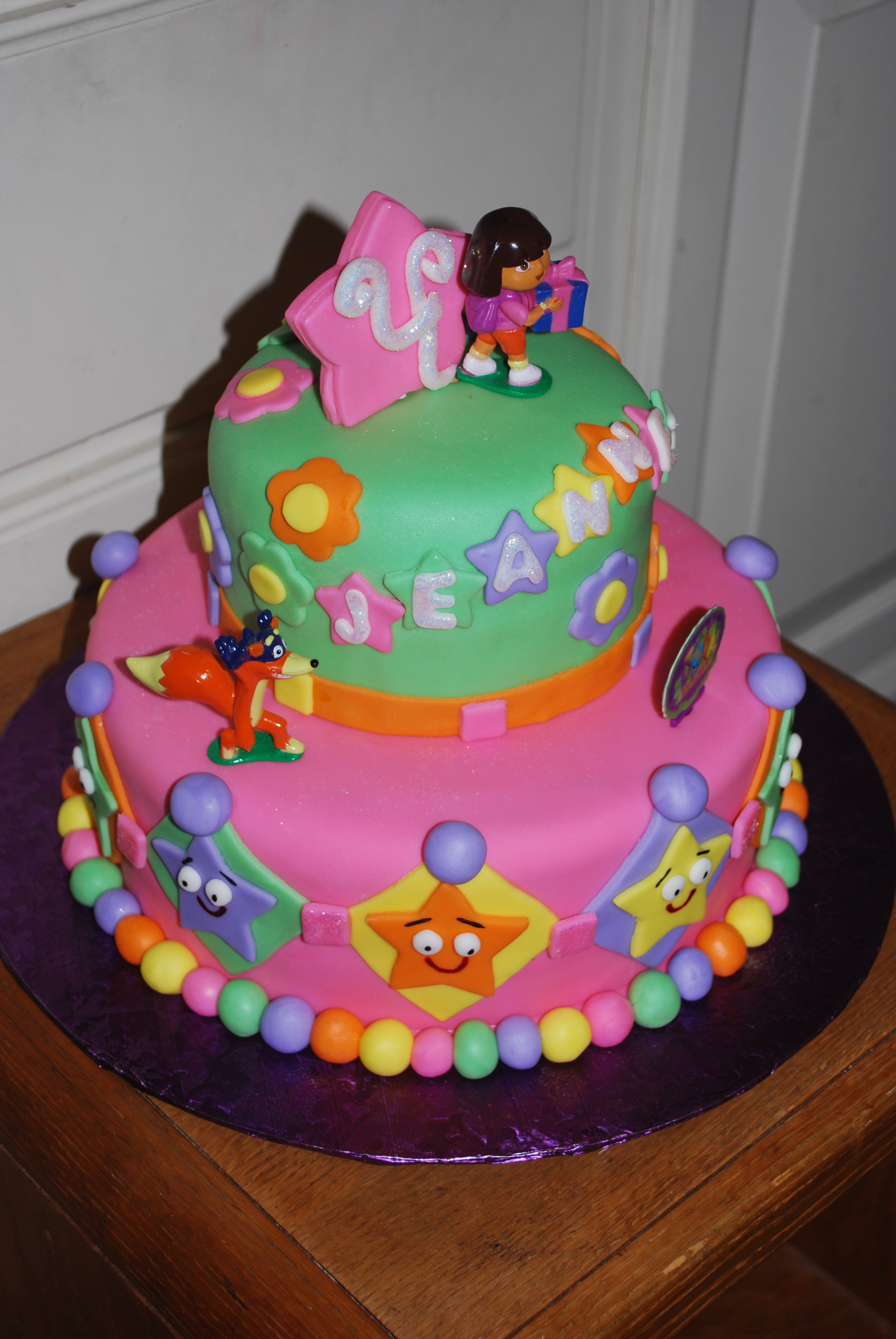 Dora Explorer Birthday Cake