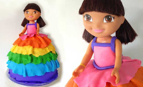 Dora Explorer Birthday Cake