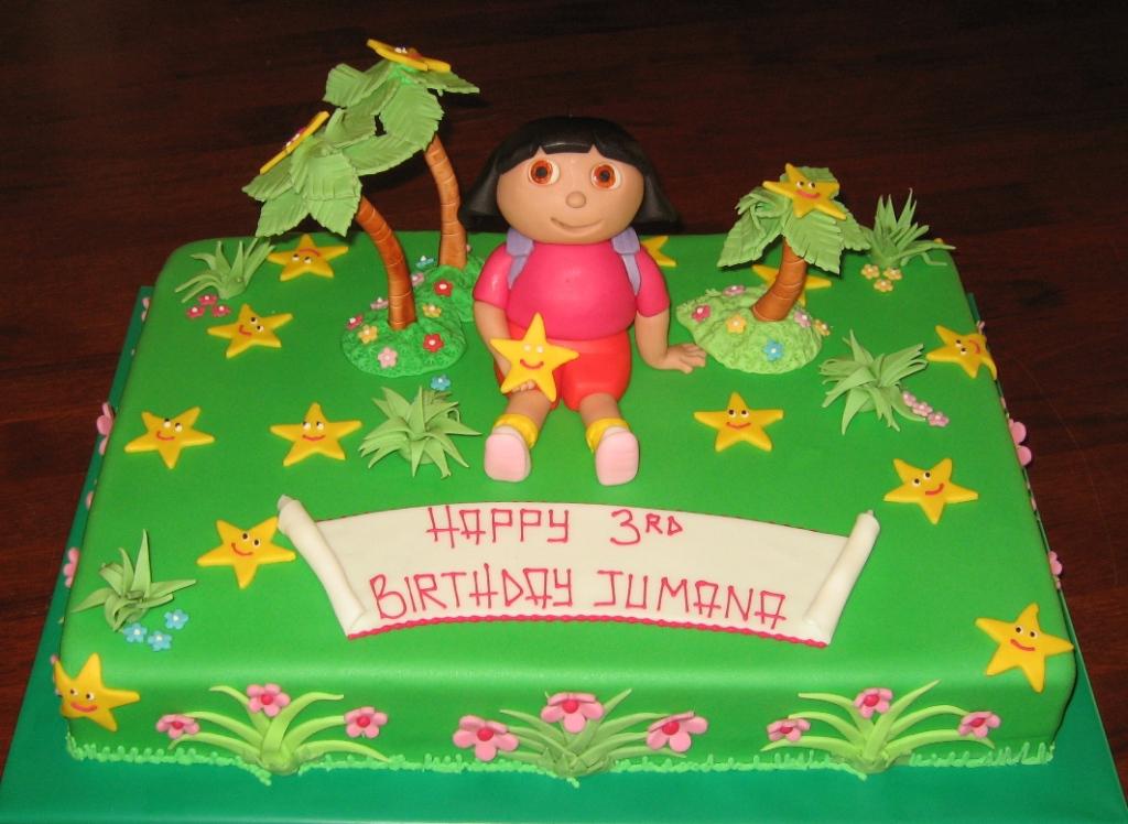 Dora Explorer Birthday Cake