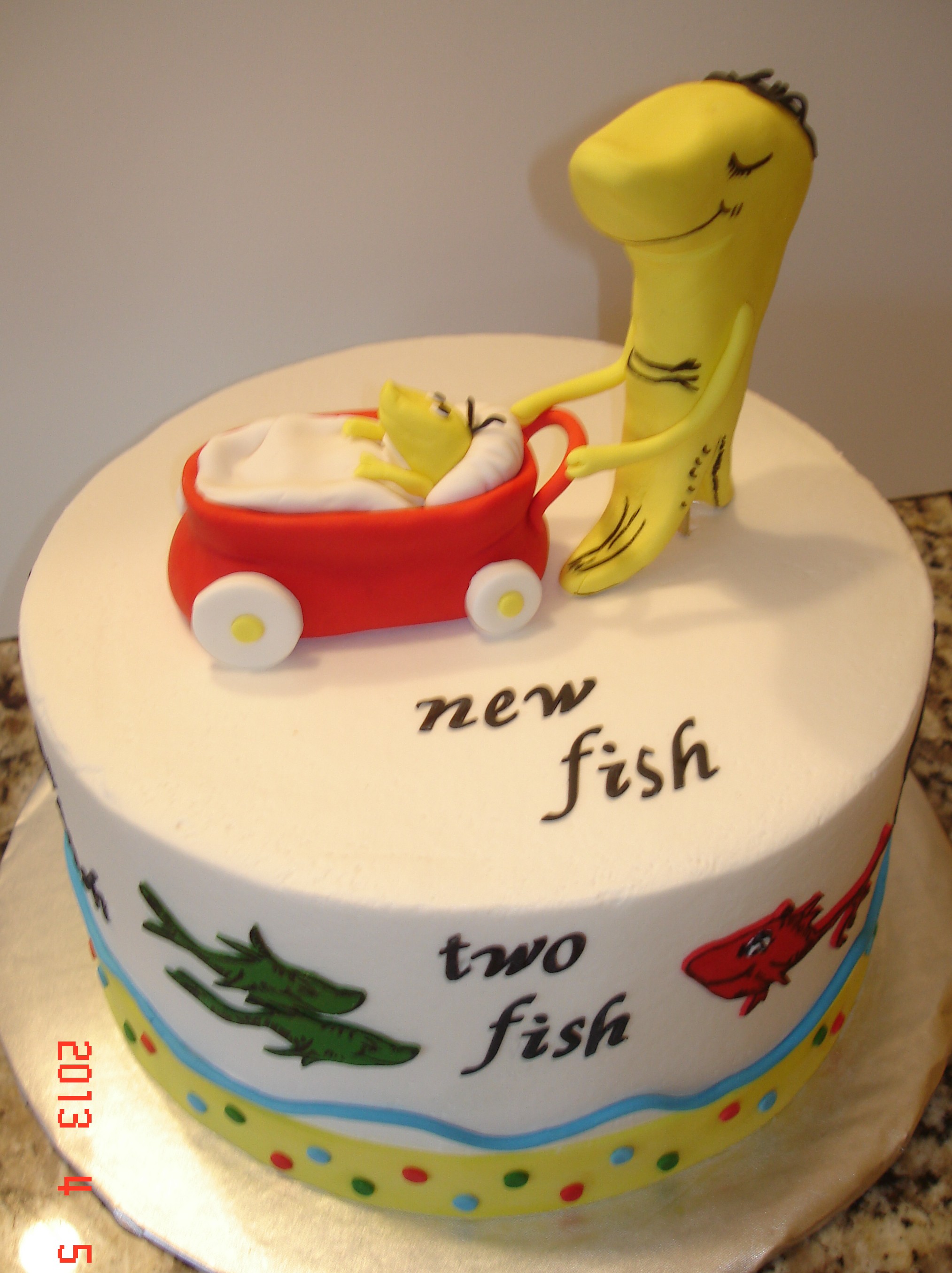 Dr. Seuss Baby Shower Cake