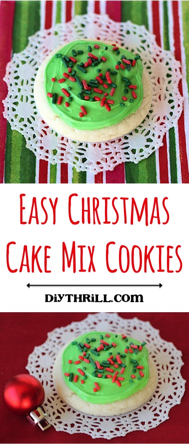 Easy Cake Mix Cookies Easy Cake Mix Cookies