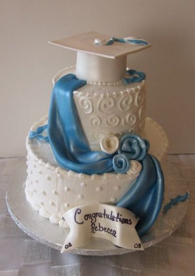 Elegant Graduation Cakes Elegant Graduation Cakes