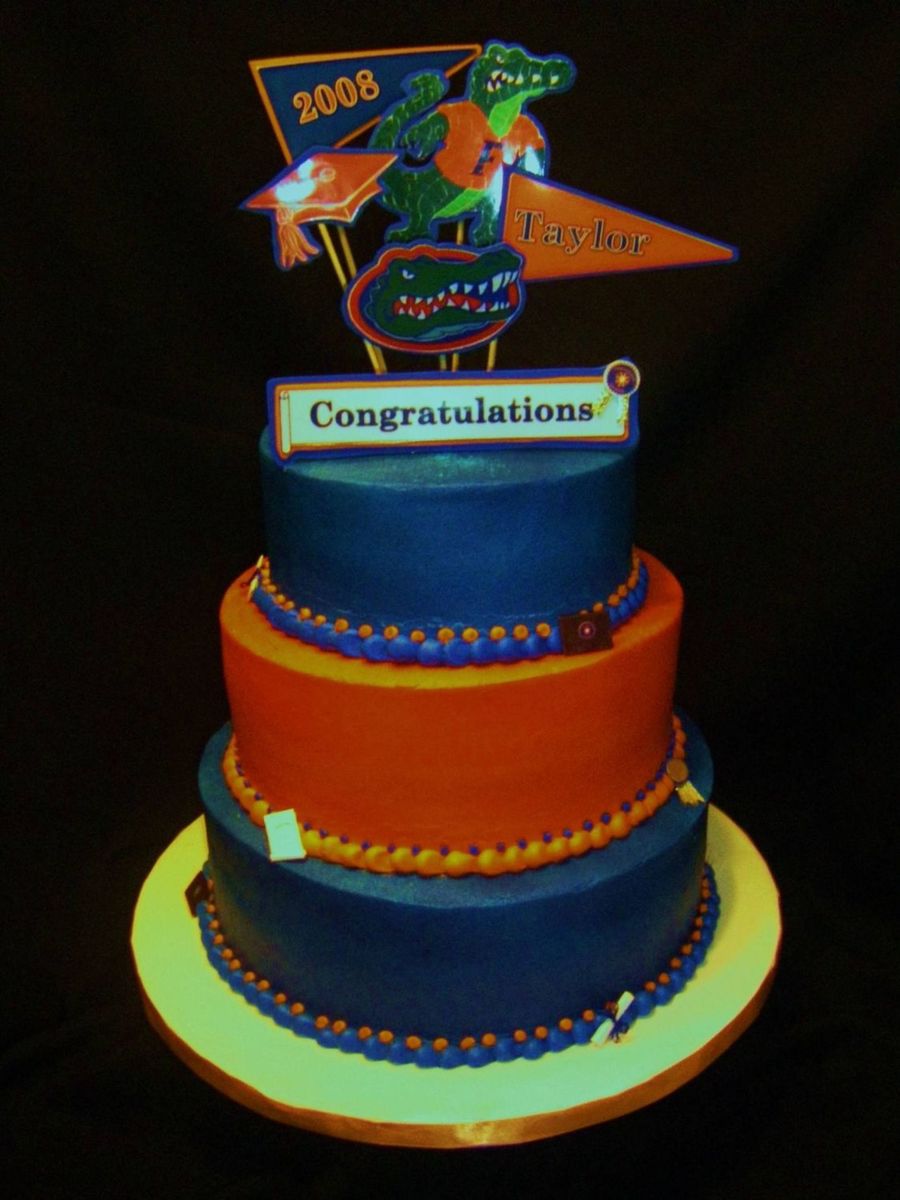 Florida Gators Graduation Cake Florida Gators Graduation Cake