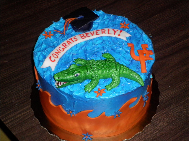 Florida Gators Graduation Cake