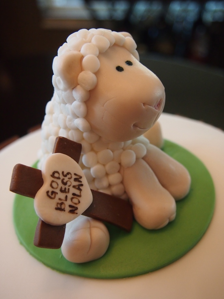 Fondant Lamb Cake Topper