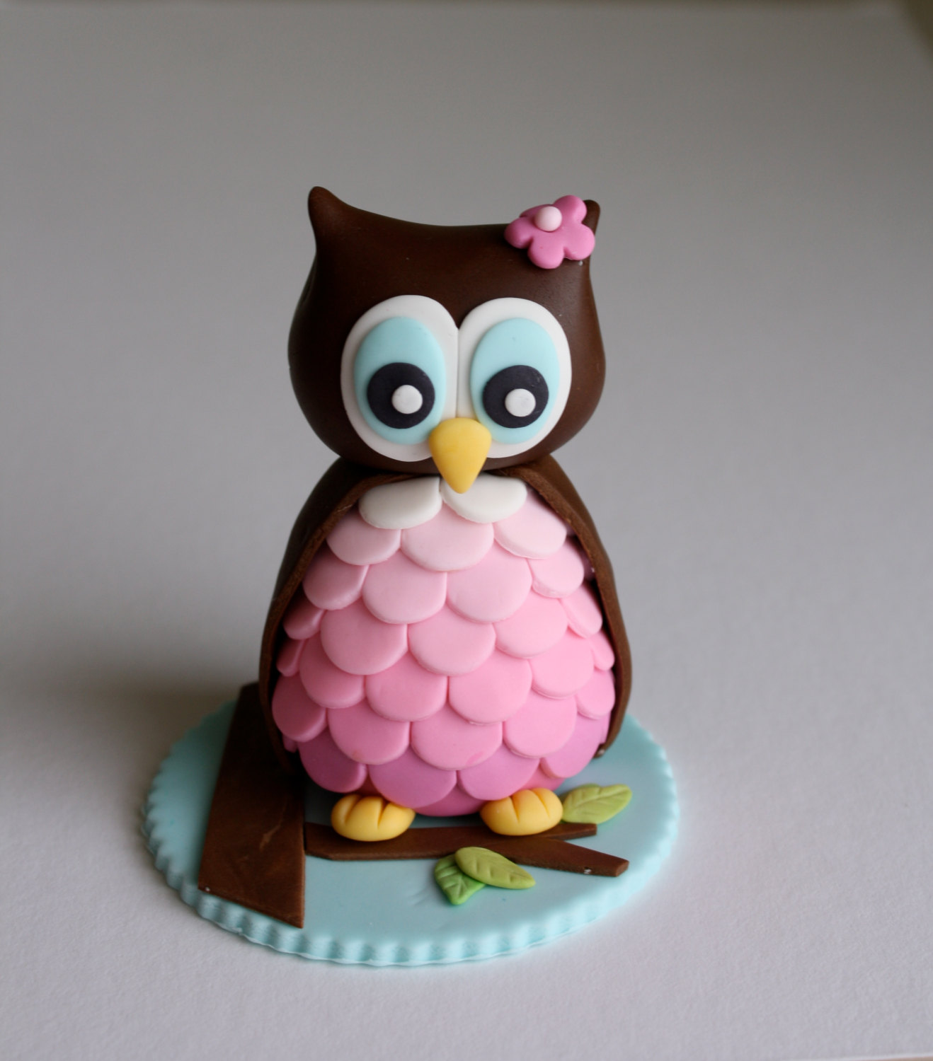 Fondant Owl Cake Topper