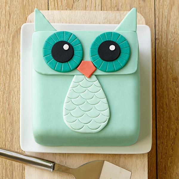 Fondant Owl Cake