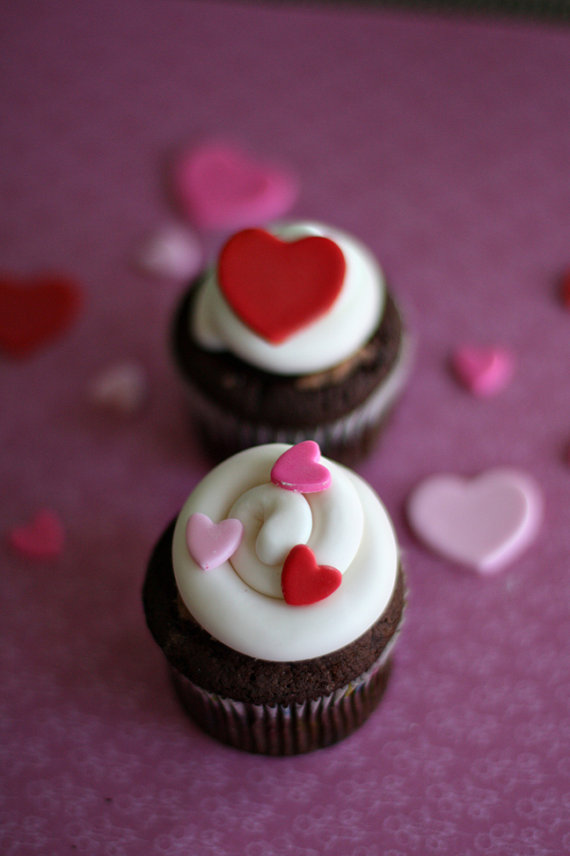 Fondant Valentine's Cookies