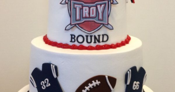 Football Graduation Cake Ideas