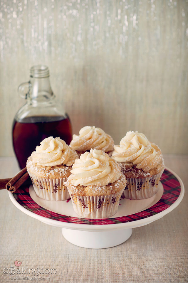 French Toast Cupcakes Maple Buttercream