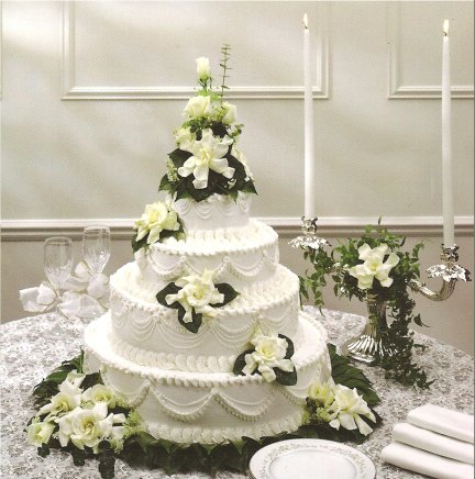Gardenia Wedding Cake Flowers