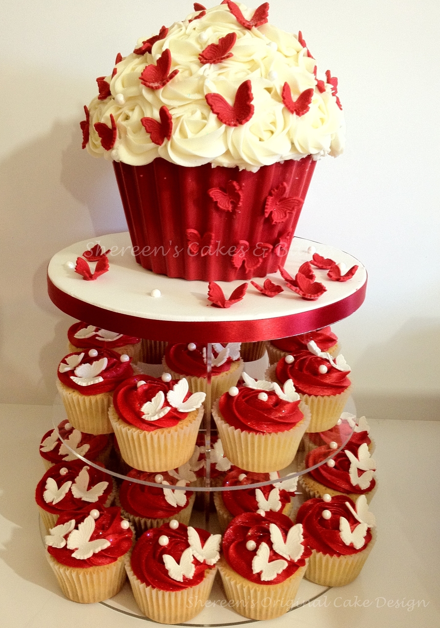 Giant Cupcake Birthday Cake