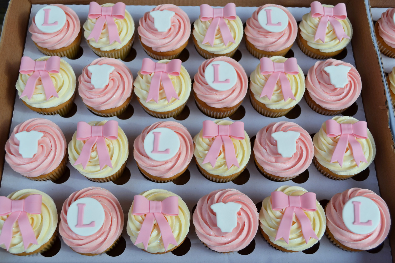 Girl Baby Shower Cup Cakes