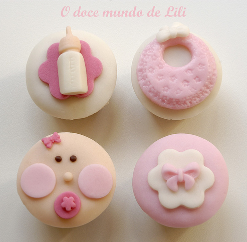 Girl Baby Shower Cupcakes Girl Baby Shower Cupcakes