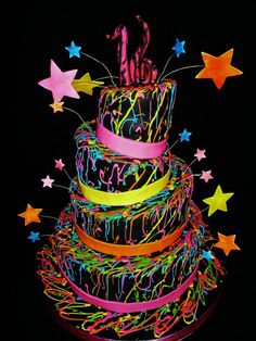 7 Photos of Neon Sweet 16 Cakes Whipped Cream 7 Photos of Neon Sweet 16 Cakes Whipped Cream