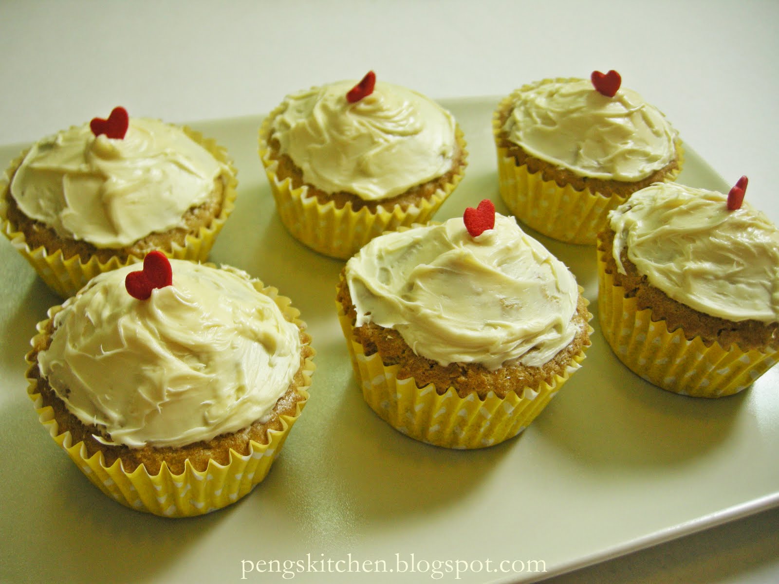 Green Tea White Chocolate Cupcakes