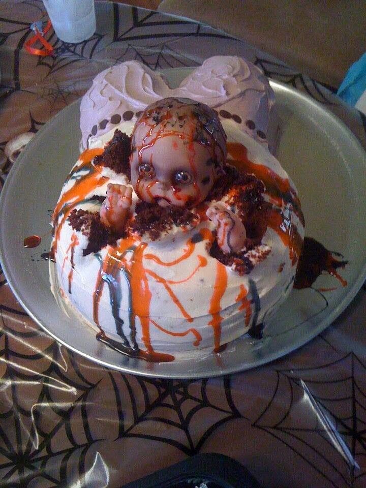 Halloween Baby Shower Cake