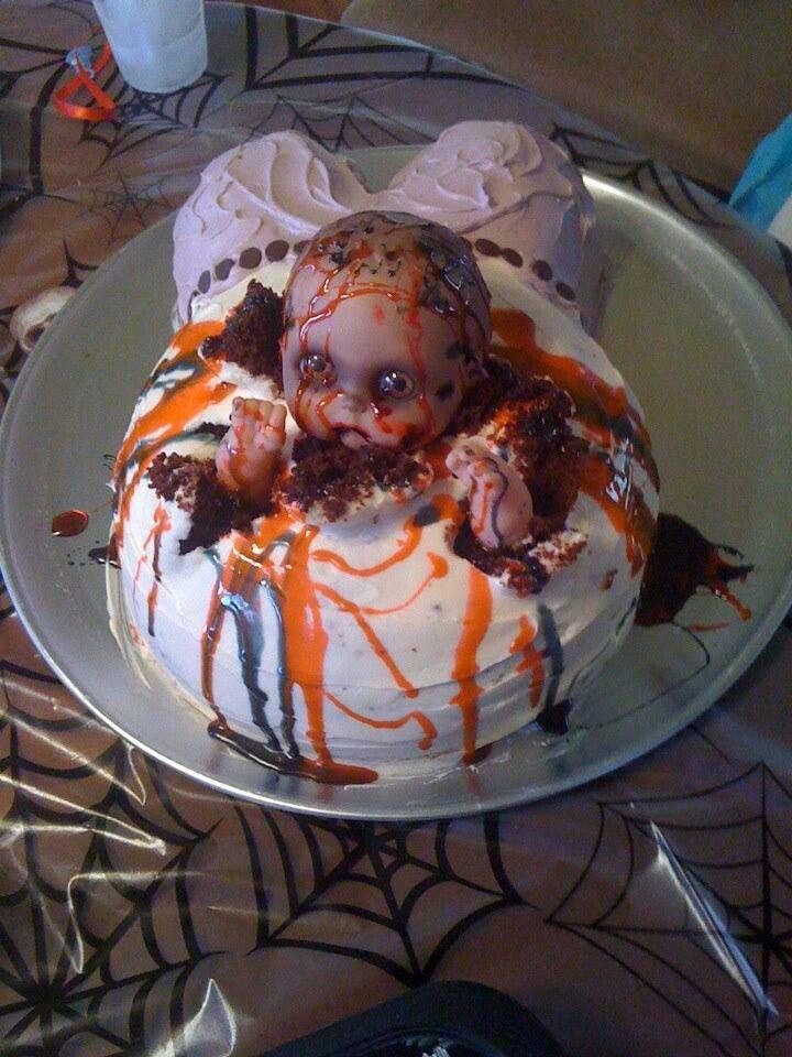 Halloween Baby Shower Cake Halloween Baby Shower Cake