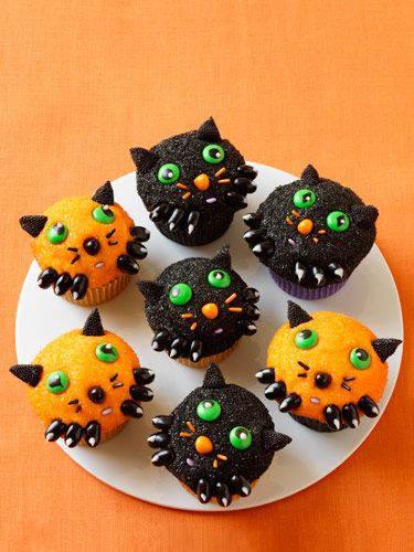 Halloween Cat Cupcake Halloween Cat Cupcake