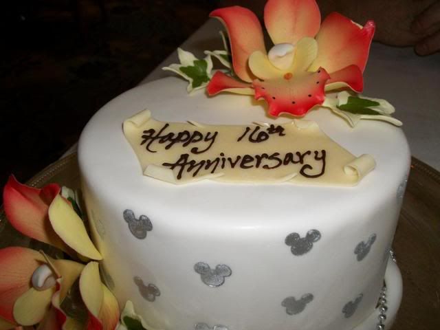 Happy 16th Wedding Anniversary Cake