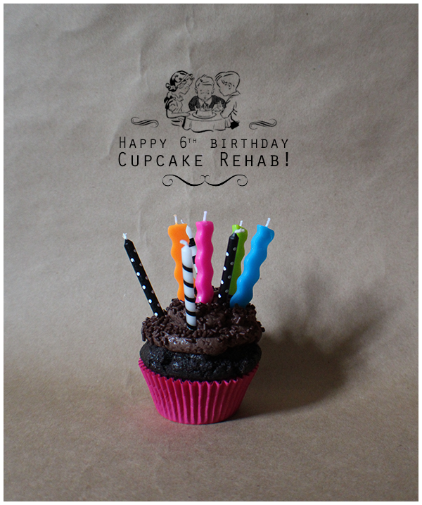 Happy 6th Birthday Cupcake