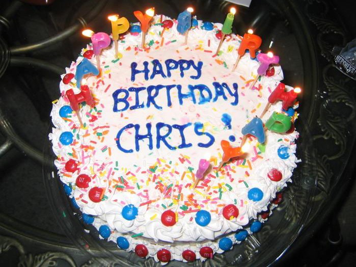 Happy Birthday Chris Cake