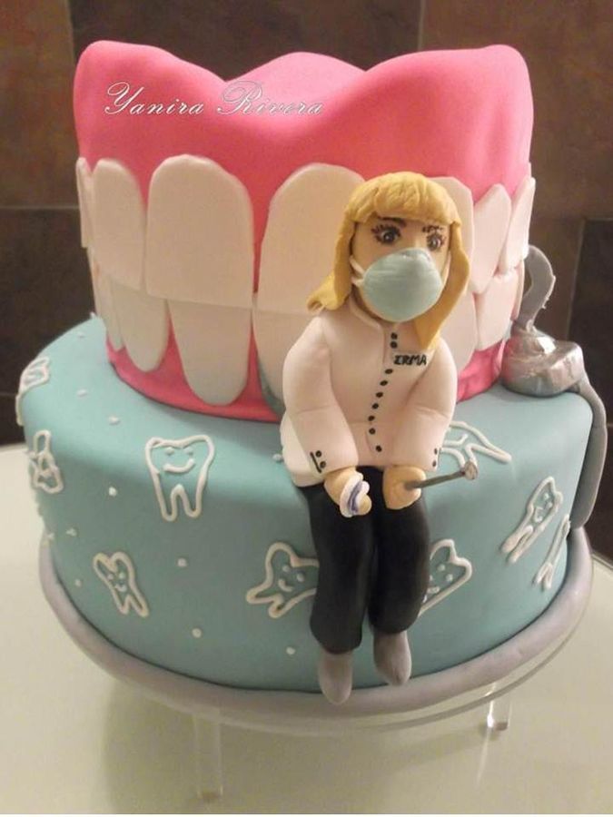 Happy Birthday Dental Cake