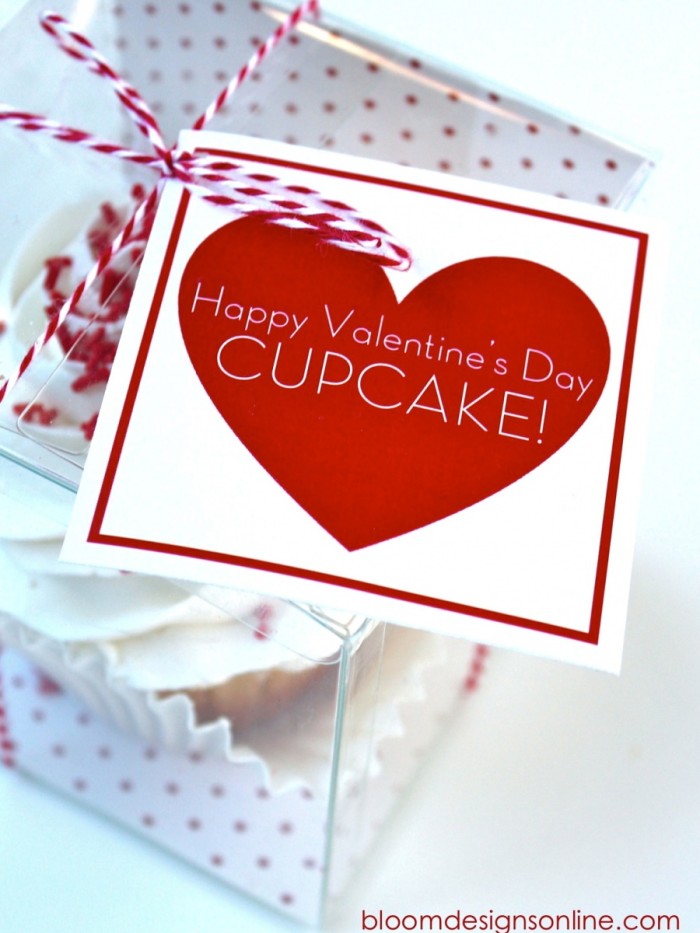 Happy Valentine's Day Cupcake Happy Valentine's Day Cupcake