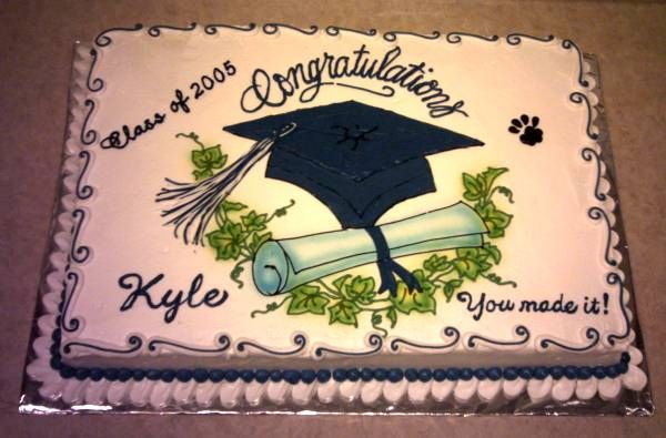 High School Graduation Cake Ideas