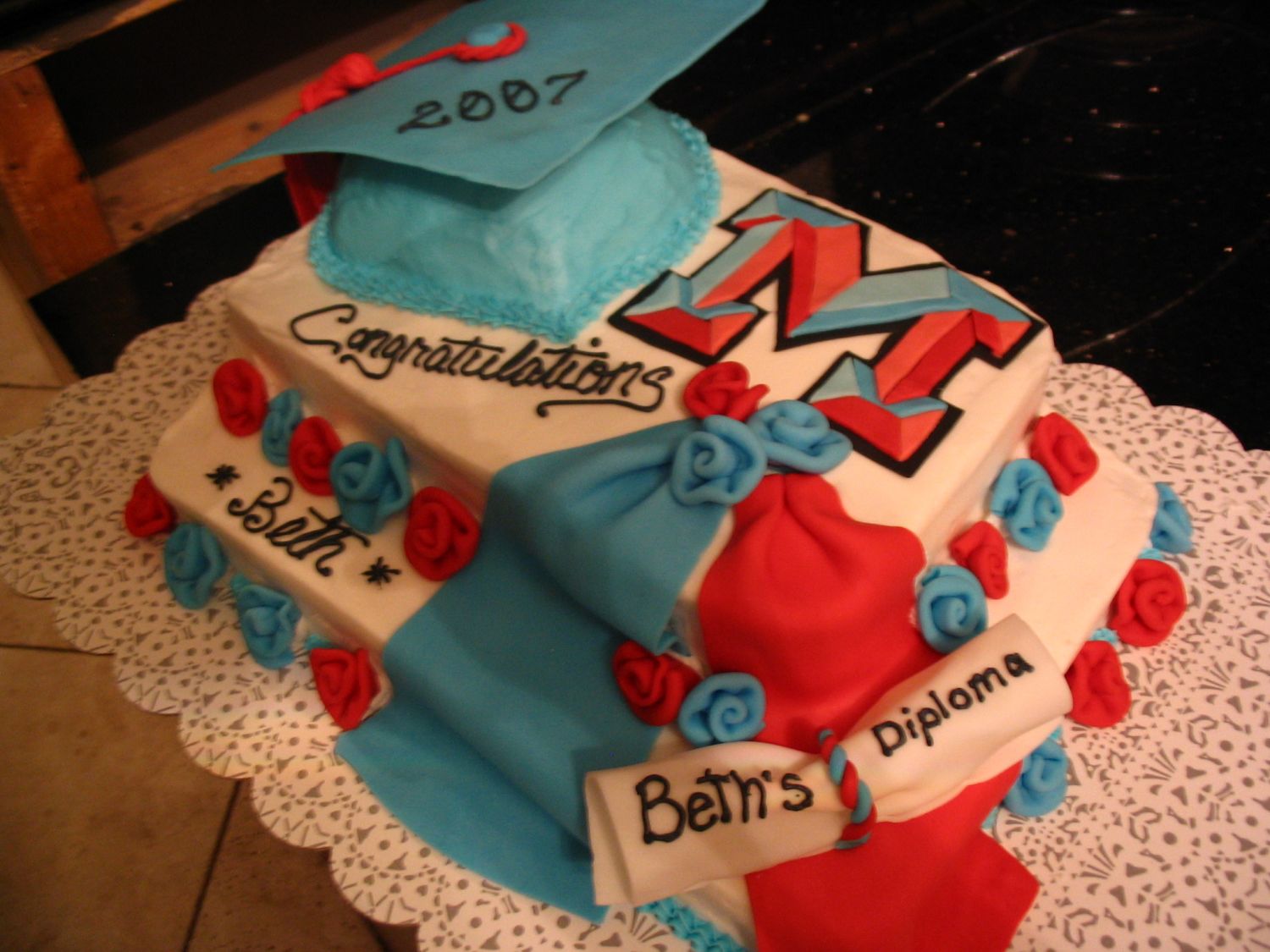 High School Graduation Cake