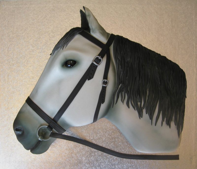 Horse Head Cake