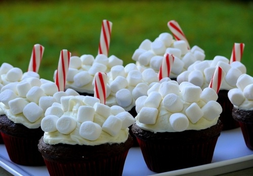 Hot Chocolate Cupcakes