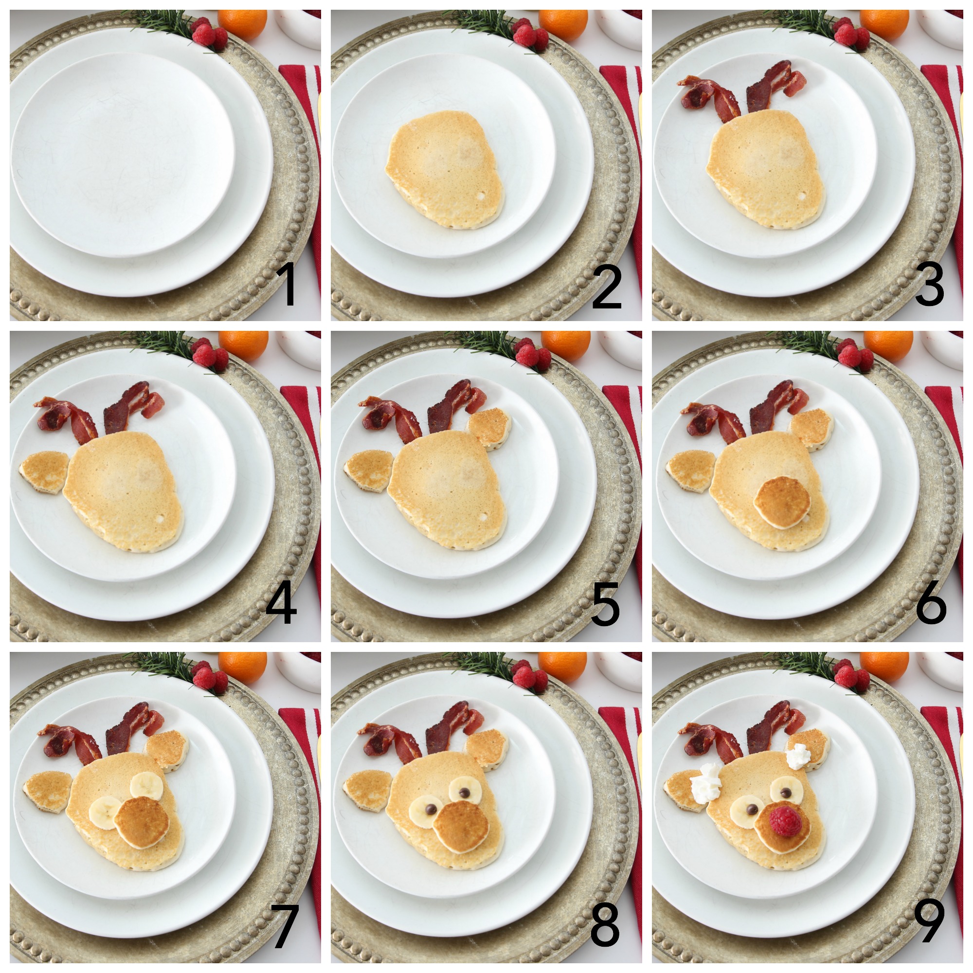 How to Make a Pancake Reindeer