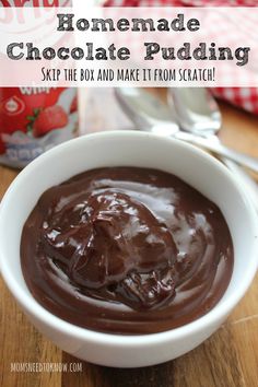 How to Make Chocolate Pudding Recipes