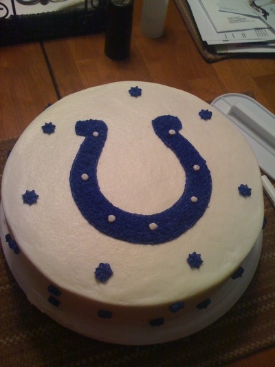 Indianapolis Colts Birthday Cake