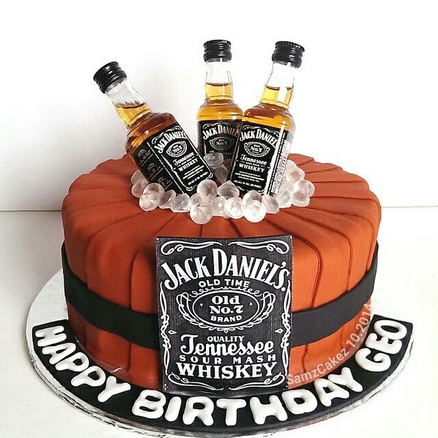 Jack Daniel's Birthday Cake