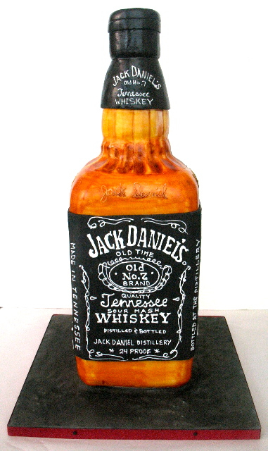 Jack Daniel's Bottle Cake Jack Daniel's Bottle Cake